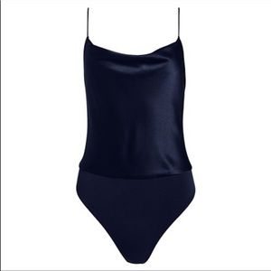 Navy Alice and Olivia Harmon Bodysuit